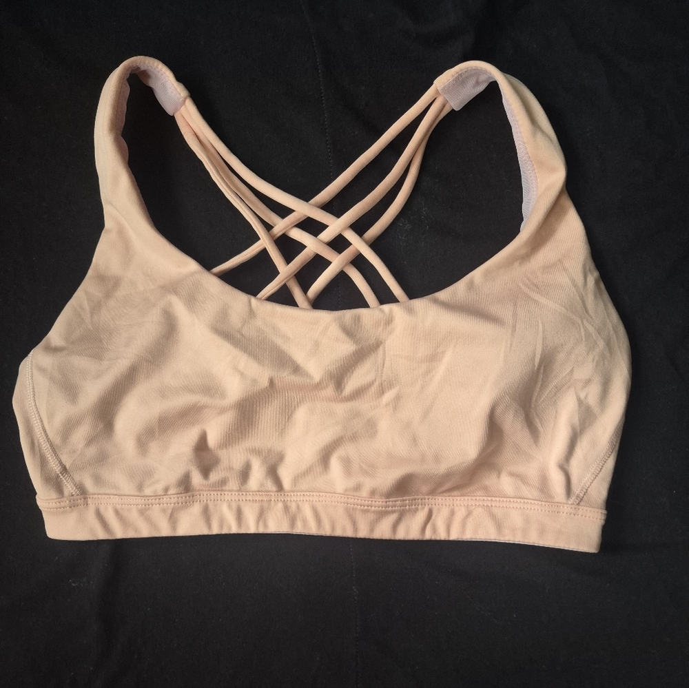 Victoria's Secret Peach Strappy Bralette Women's Medium